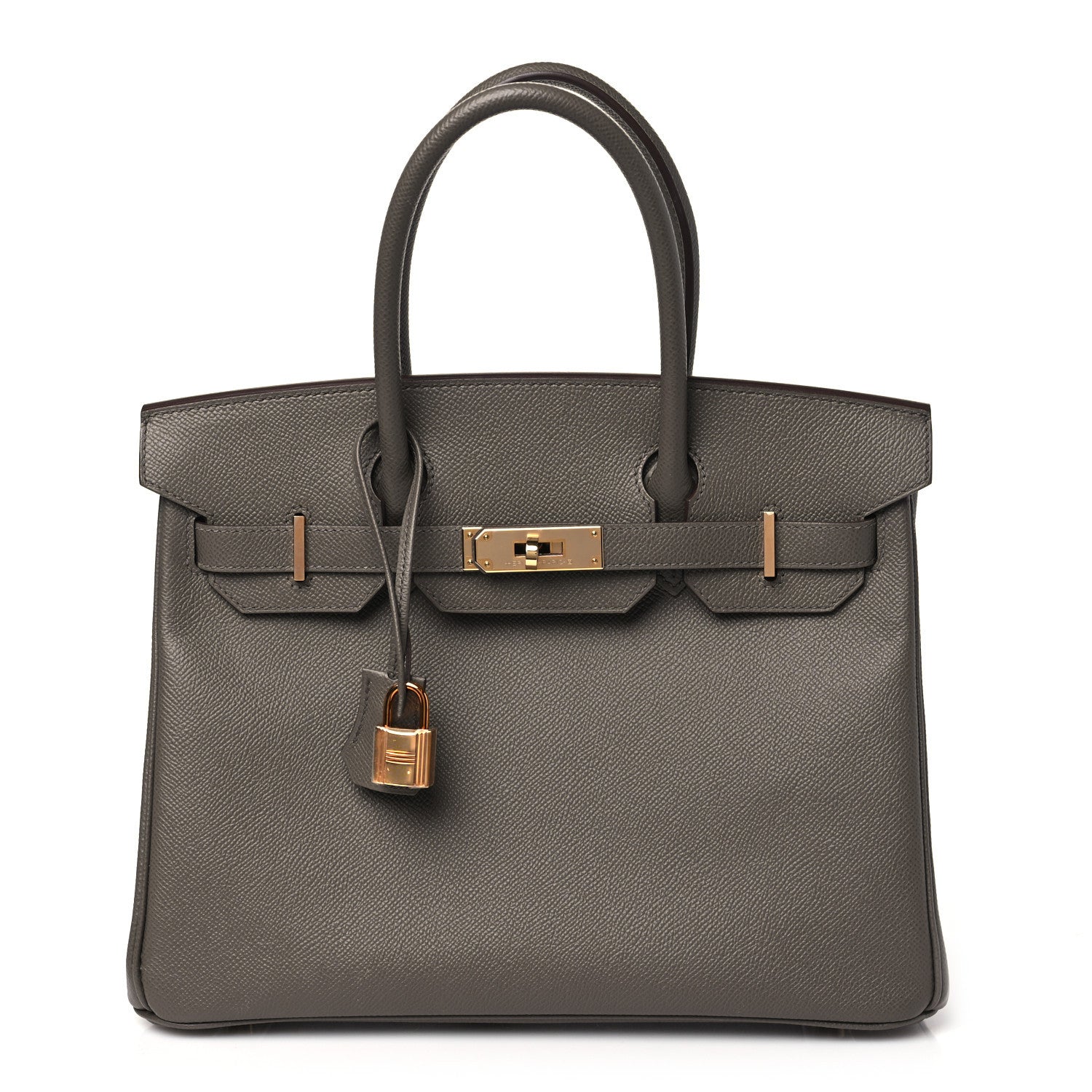 Hermes Epsom BIRKIN 30 Etain 1 of 9