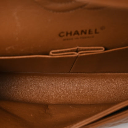 Chanel Lambskin Quilted Medium Double Flap Brown 5 of 10