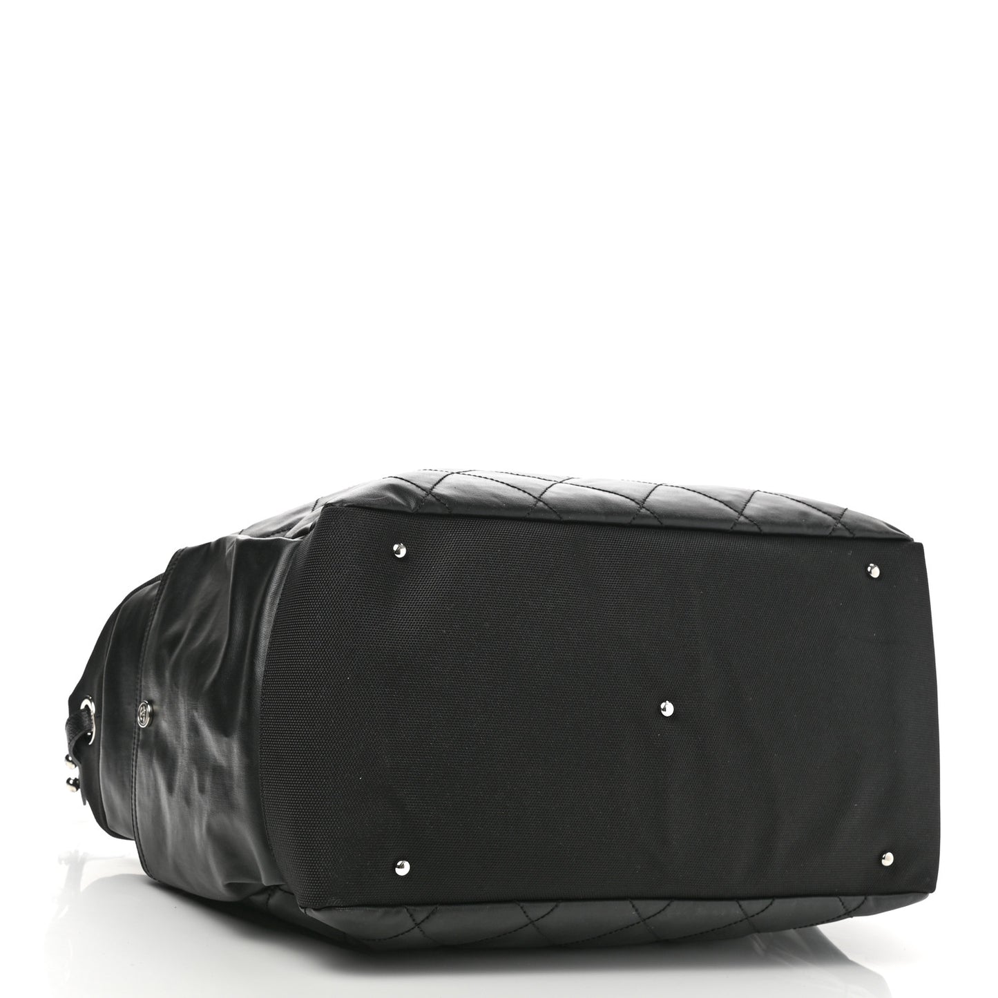 Coated Canvas Paris Biarritz XL Travel Bag Black