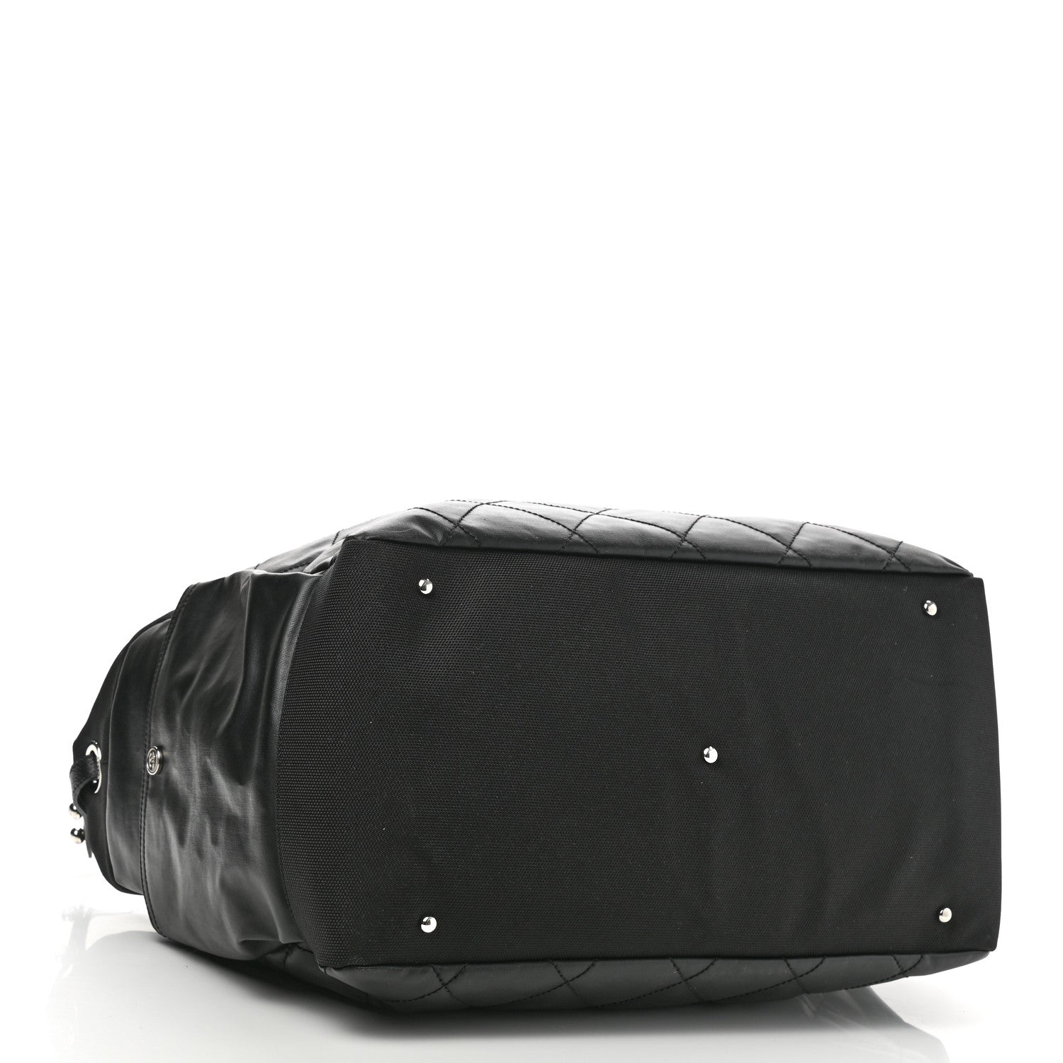 Chanel Coated Canvas Paris Biarritz XL Travel Bag Black 3 of 9