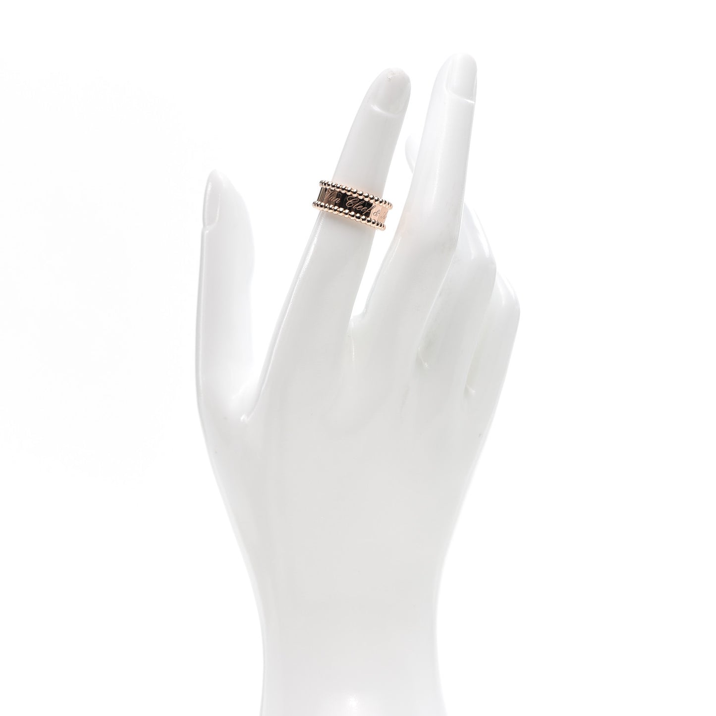 18K Rose Gold Perlee Signature Ring 49 4.75