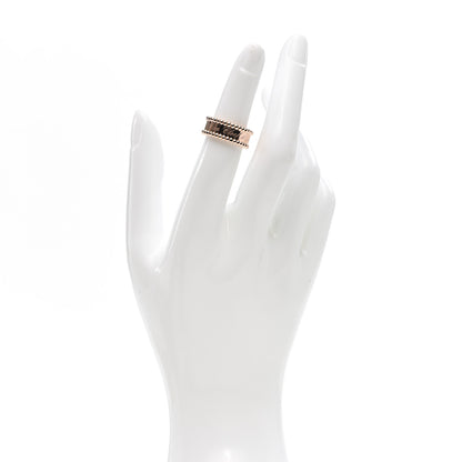 Van Cleef & Arpels 18K Rose Gold Perlee Signature Ring 49 4.75 2 of 6