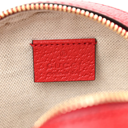Gucci GG Supreme Monogram Apple Mini Ophidia Round Lobster Red 6 of 9