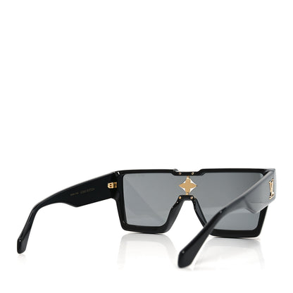 Louis Vuitton Acetate Swarovski Crystal Cyclone Sunglasses Z1578E Black 4 of 7