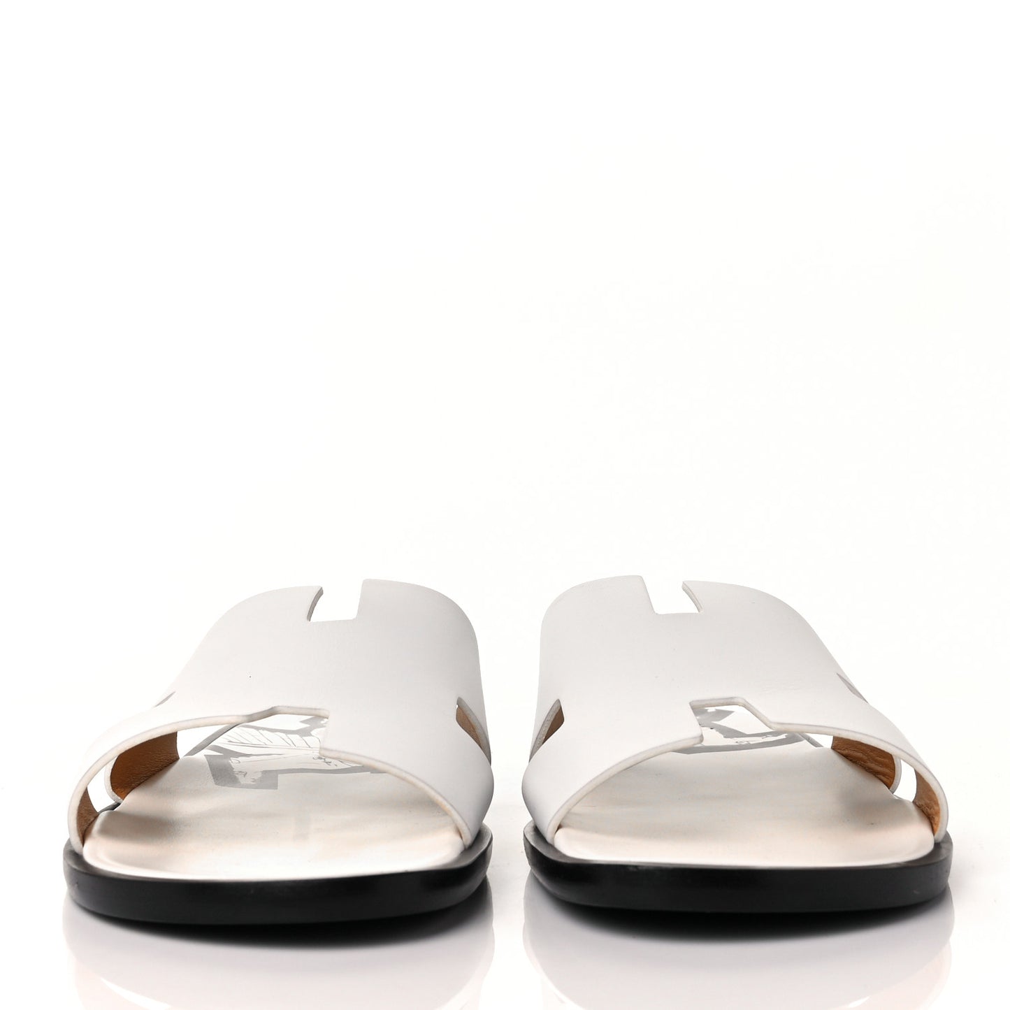 Calfskin Mens Izmir Sandals 46 White