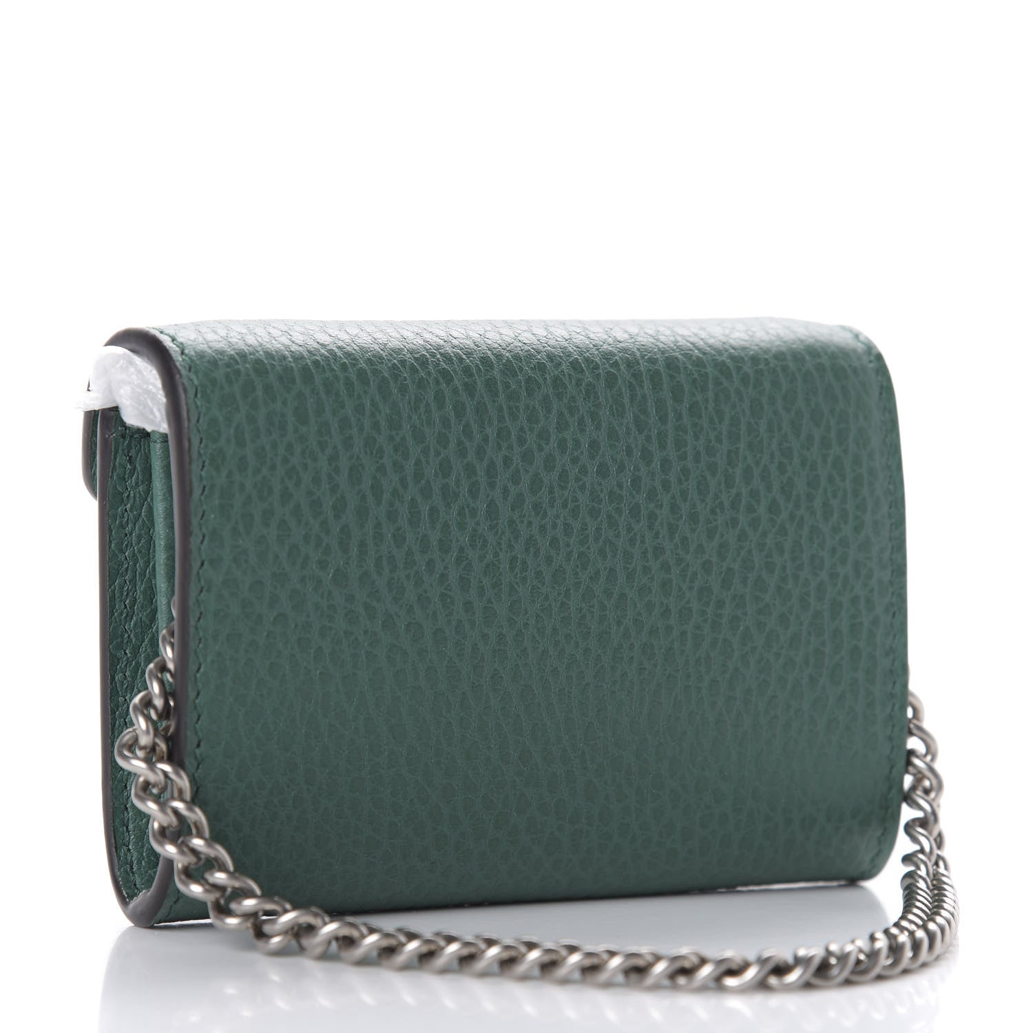 Gucci Calfskin Dionysus Coin Purse Emerald 3 of 7
