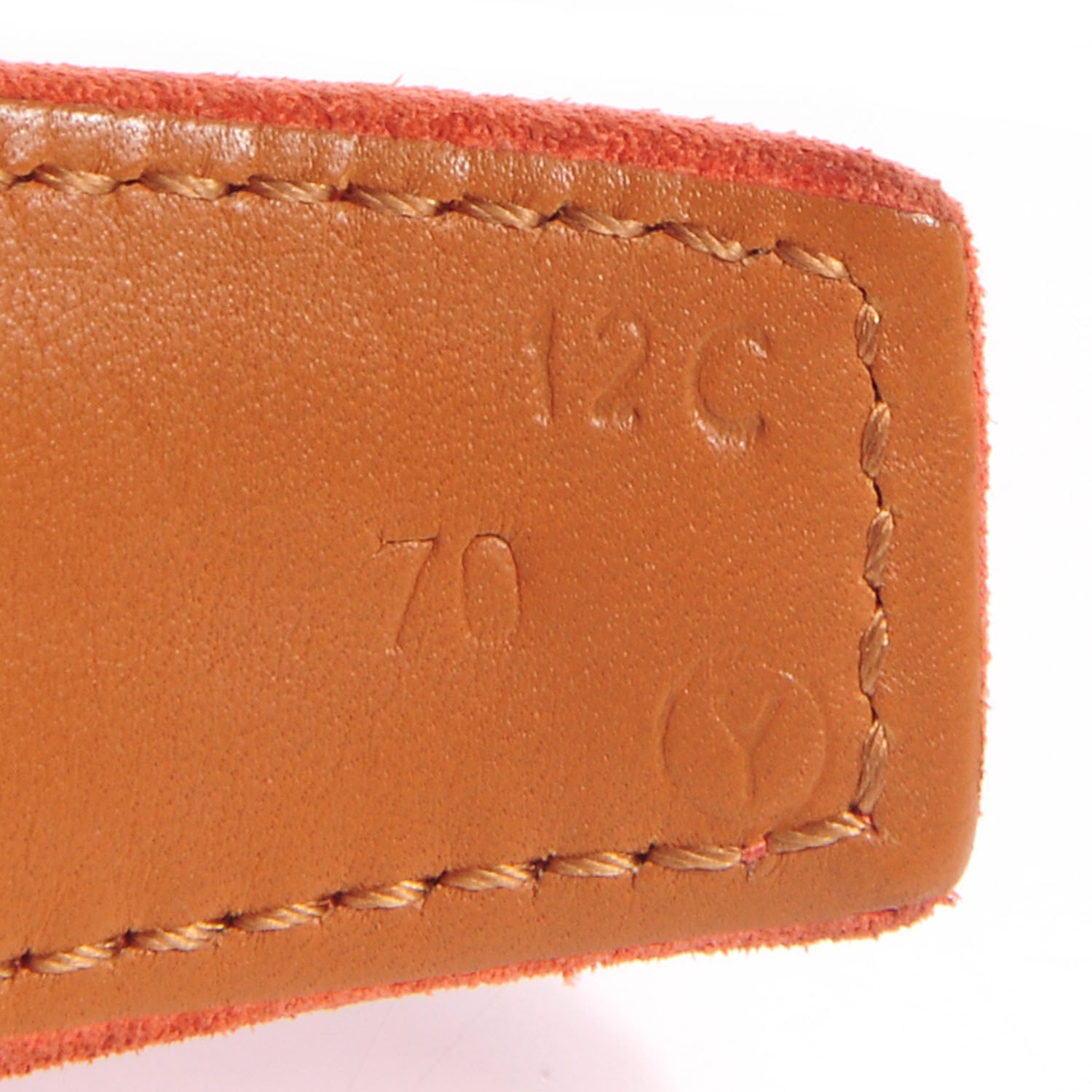 Hermes Veau Doblis Box Reversible Polished Constance 32mm H Belt 70 Rosy Gold 5 of 6