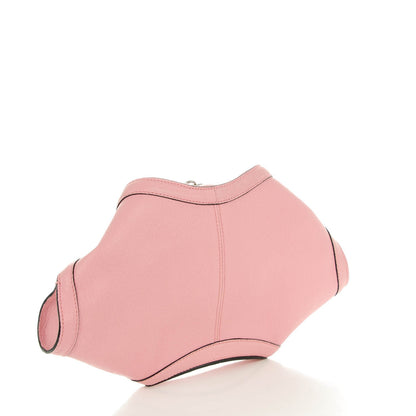 Alexander McQueen Pebbled Calfskin Small De Manta Clutch Rosa 3 of 7