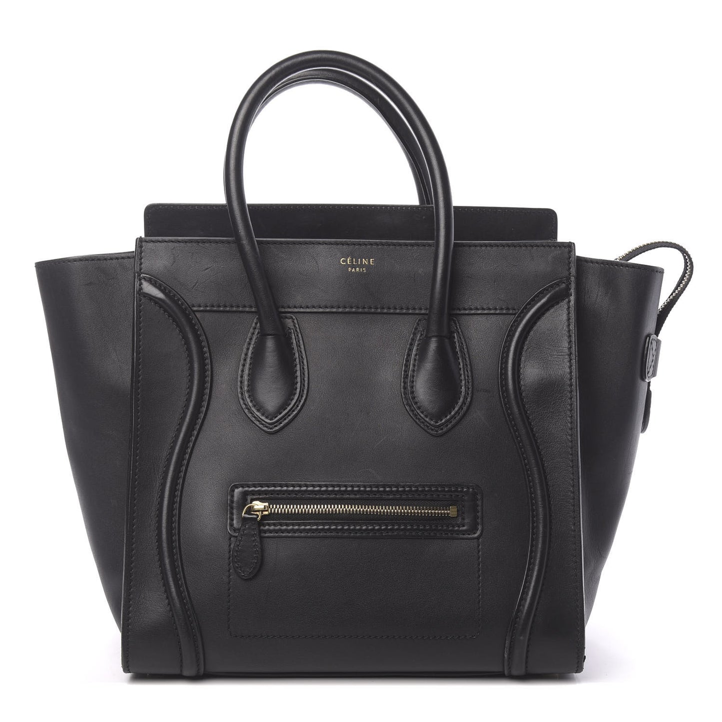 Smooth Calfskin Mini Luggage Black