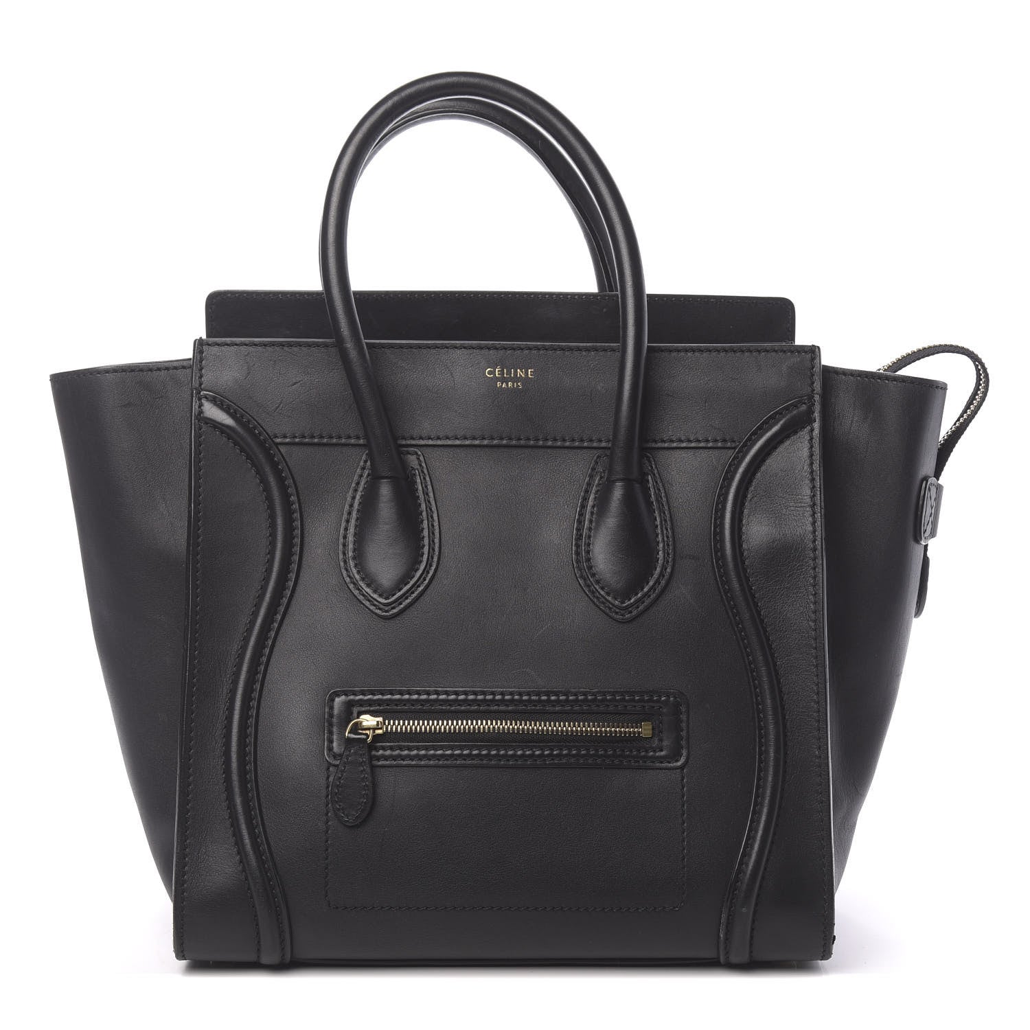 Celine Smooth Calfskin Mini Luggage Black 1 of 13