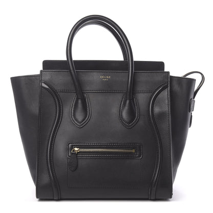 Celine Smooth Calfskin Mini Luggage Black 1 of 13