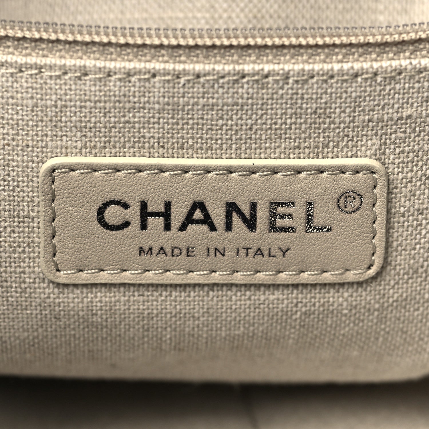 Chanel Mixed Fibers Small Deauville Tote Black 6 of 10