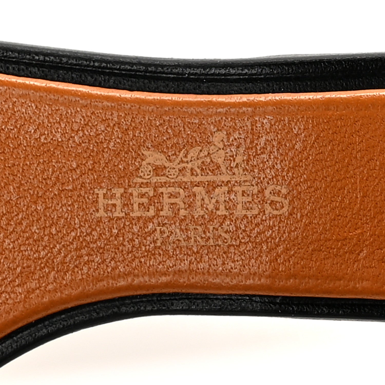 Hermes Lizard Butler Calfskin Hunter Oran Nano Bag Charm Sesame Naturel 3 of 4