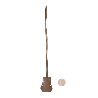 Hermes Togo Key Clochette Set Etoupe 2 of 5