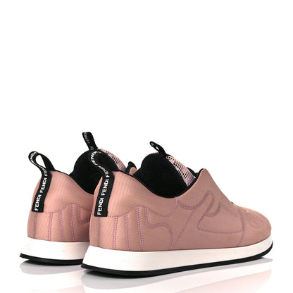 Fendi Stretch Fabric FFreedom Sneakers 37.5 Pink 4 of 9