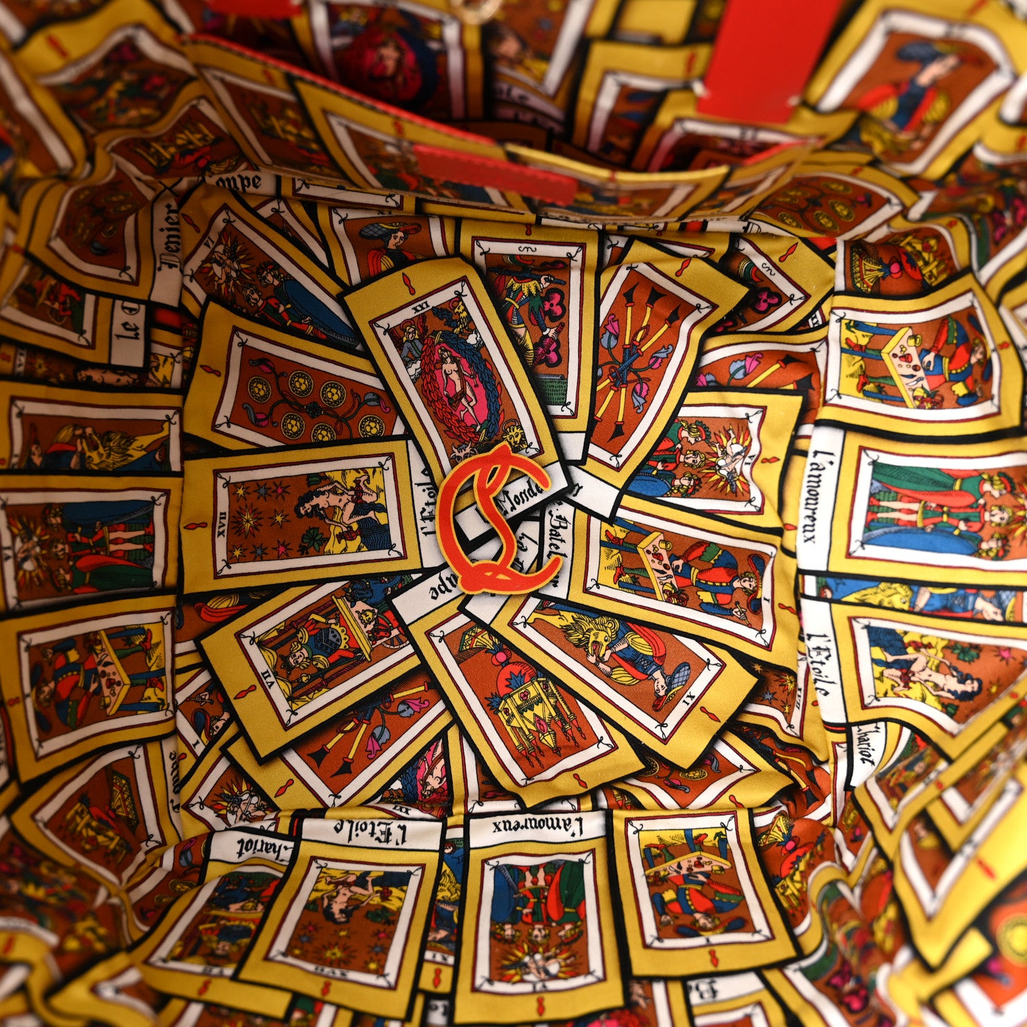 Christian Louboutin Canvas Embroidered Calfskin Caracaba Tote Multicolor 5 of 9