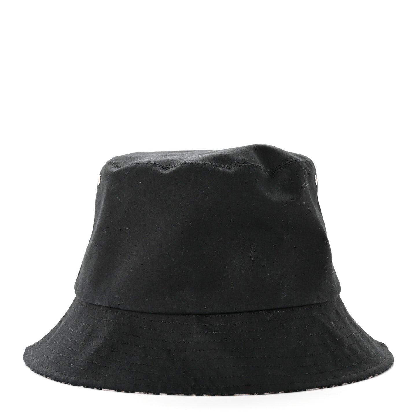 Oblique Reversible Teddy-D Brim Bucket Hat Black