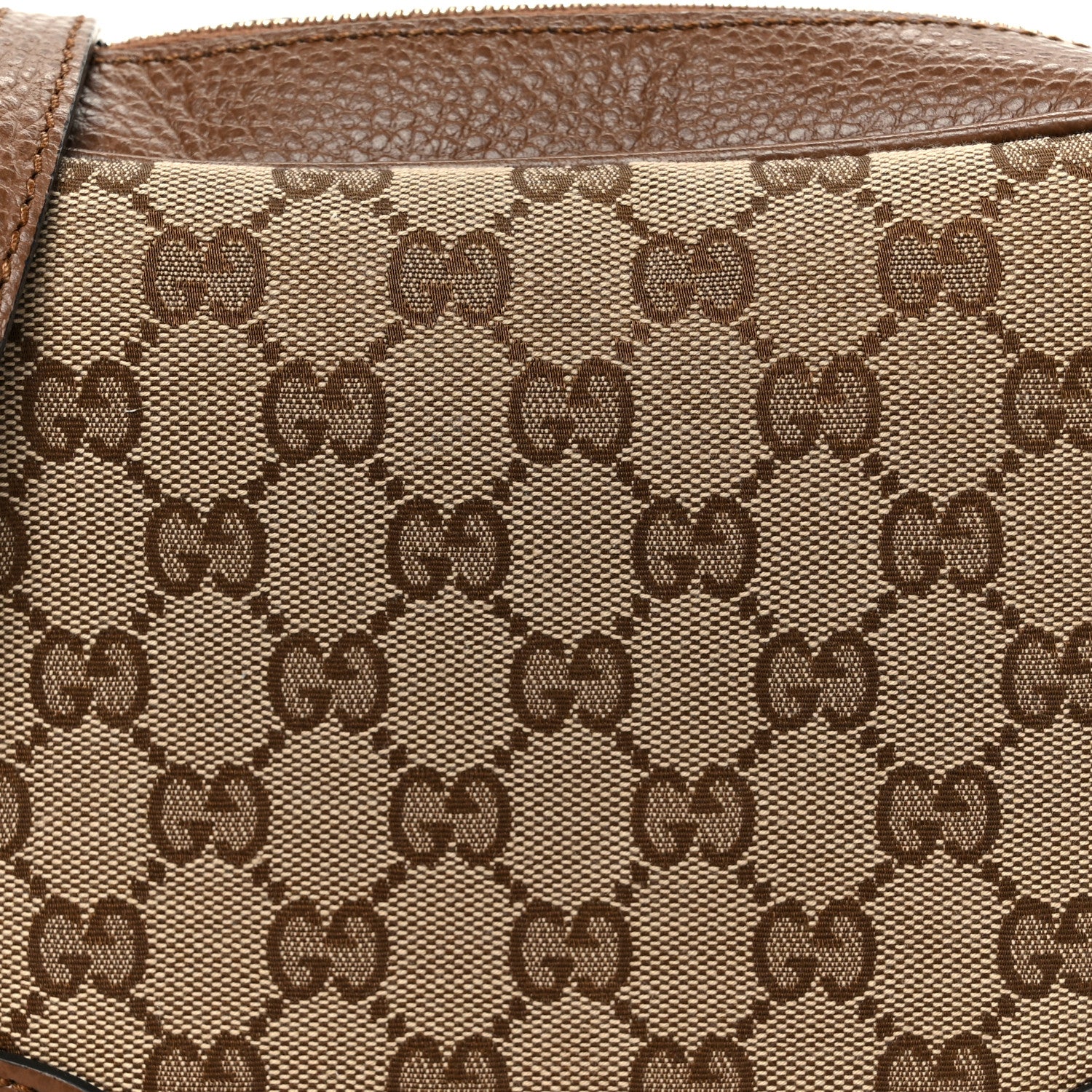 Gucci Monogram Mini Bree Messenger Bag Beige Tabacco 9 of 11
