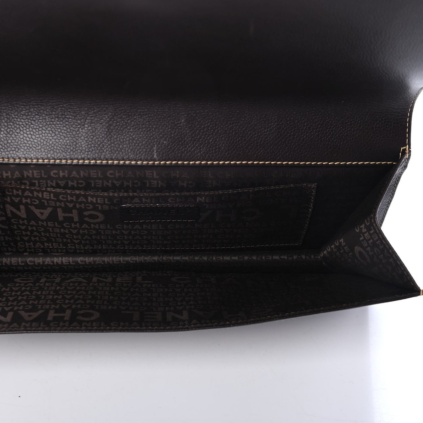 Caviar Mademoiselle Flap Brown