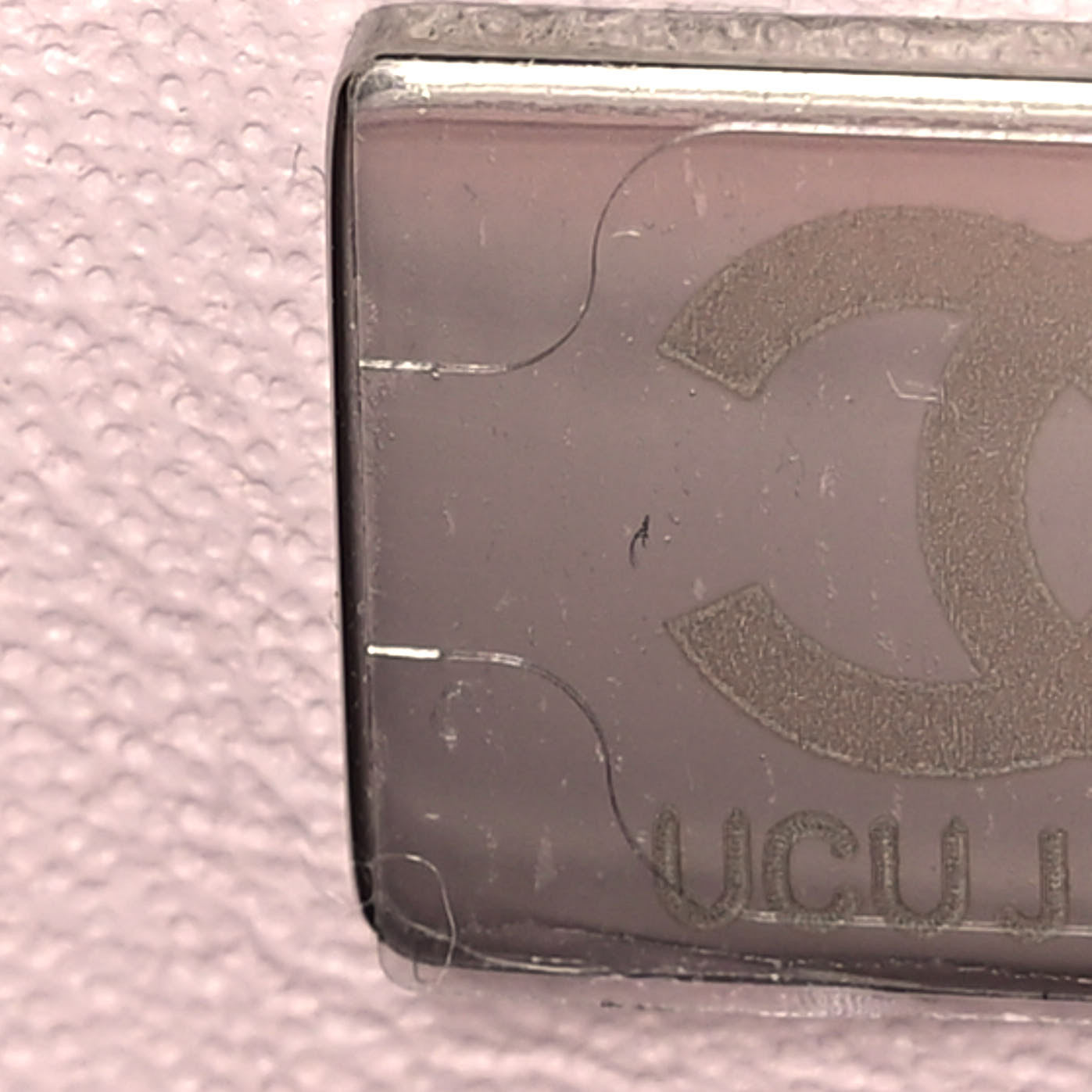 Chanel Lambskin Quilted Mini Rectangular Flap Light Purple 9 of 11