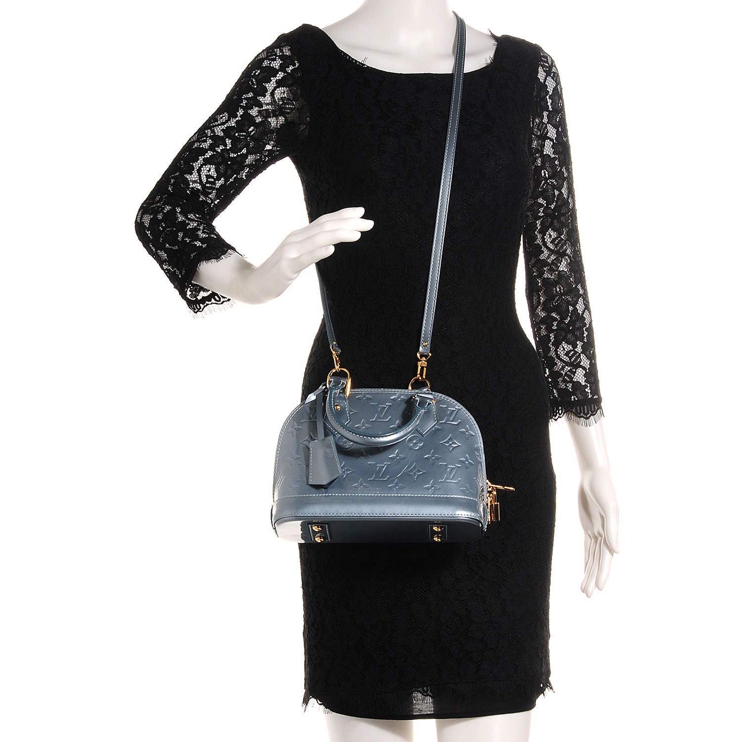 Louis Vuitton Vernis Alma BB Givre 2 of 8