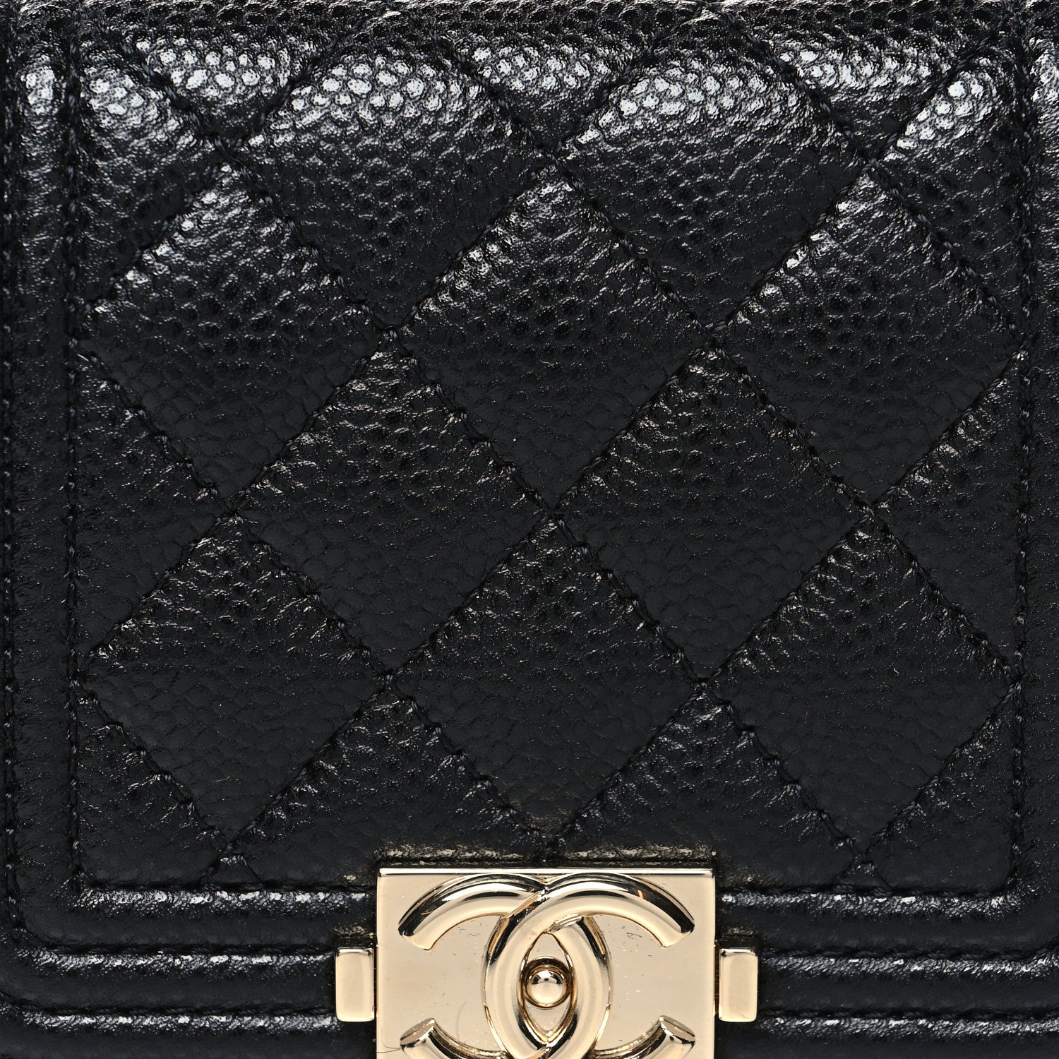 Chanel Caviar Quilted Boy Flap Waist Belt Bag Black 11 of 11