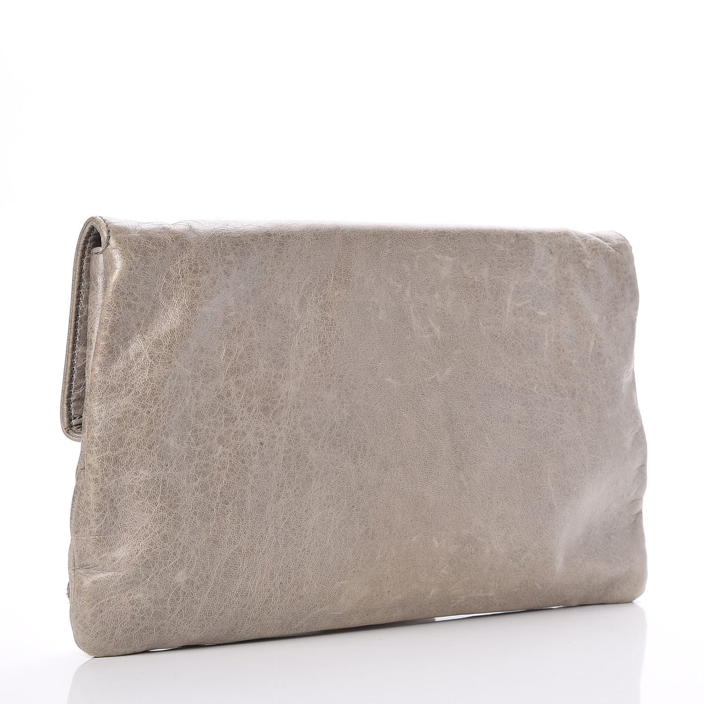Agneau Giant Brogues Hardware Envelope Clutch Galet