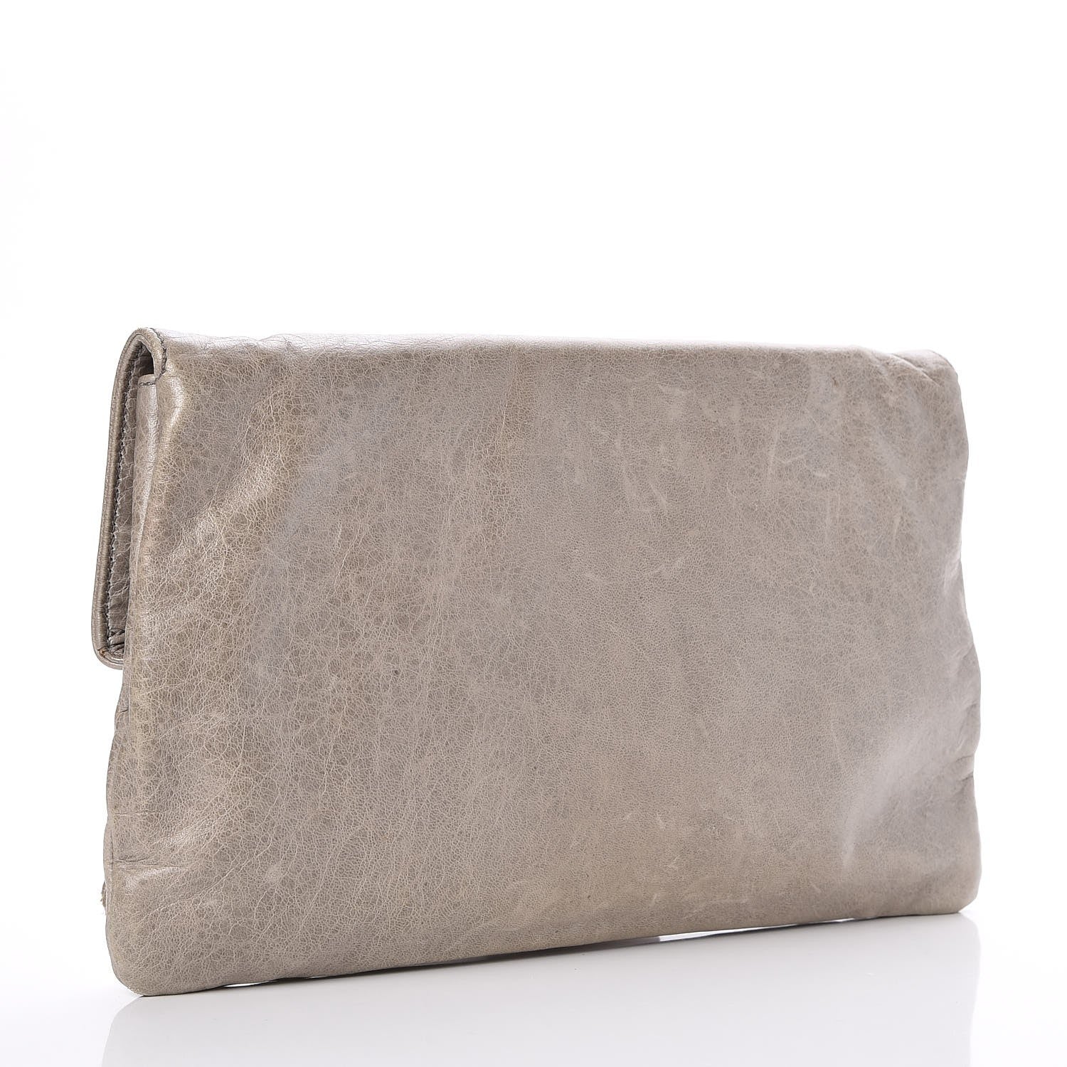 Balenciaga Agneau Giant Brogues Hardware Envelope Clutch Galet 3 of 7