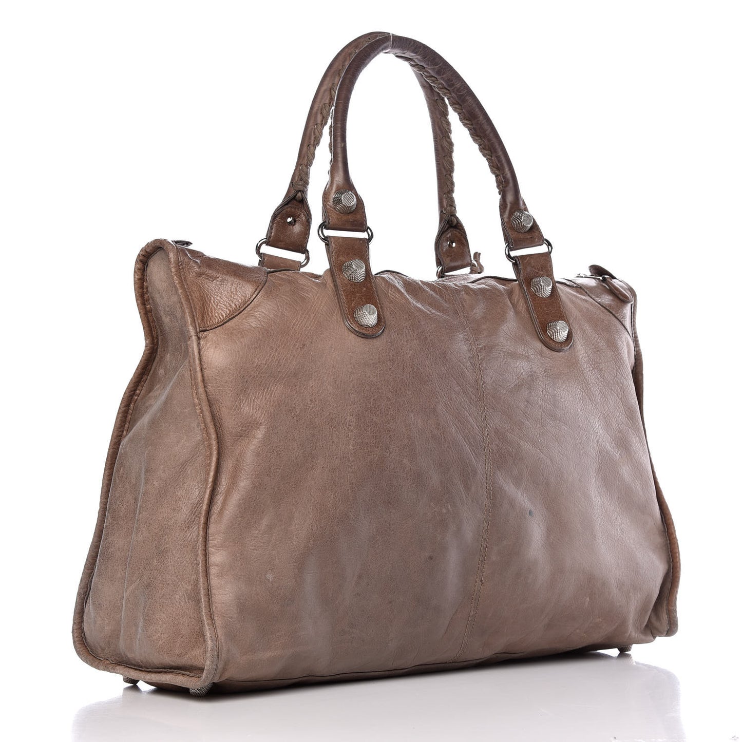 Agneau Giant 21 Silver Hardware Weekender Noix