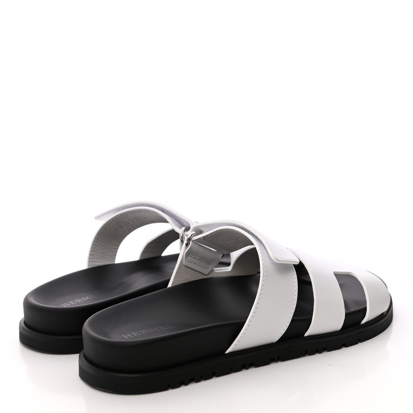 Calfskin Womens Chypre Sandals 37 White