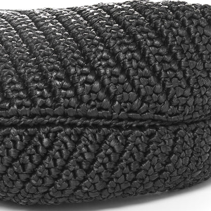 Khaite Raffia Olivia Hobo Black 9 of 9
