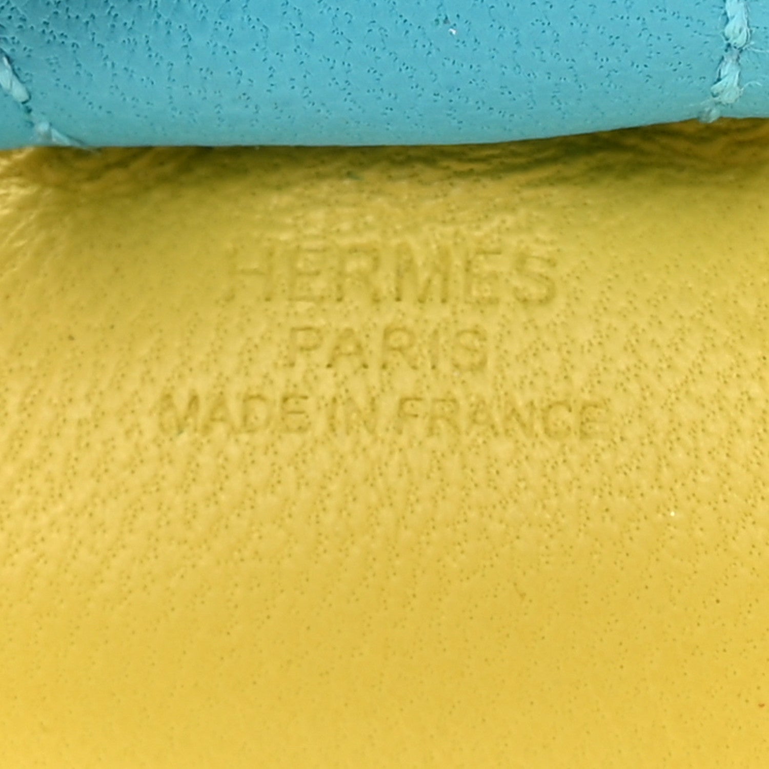 Hermes Milo Lambskin Grigri Rainbow Reversible Rodeo Bag Charm PM Bleu Electrique Rose Pourpre Lime Bleu Zanzibar 3 of 4