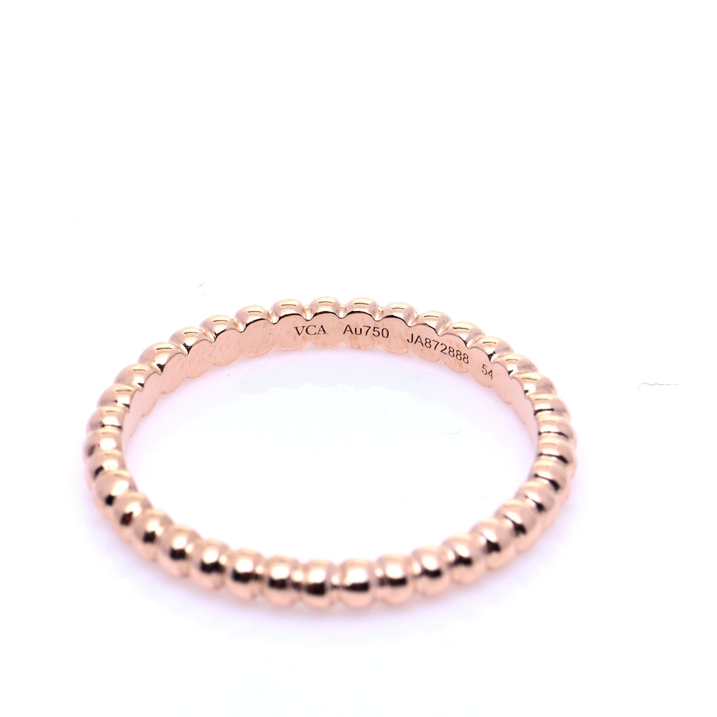 18K Rose Gold Small Perlee Ring 54 7