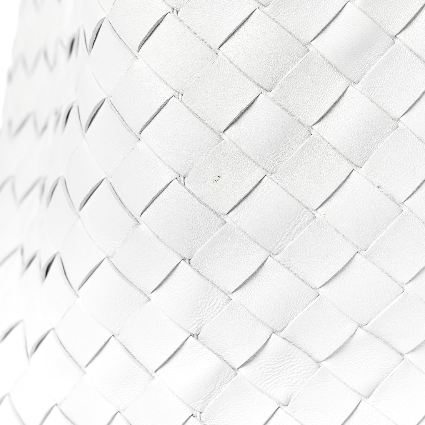 Nappa Intrecciato Tote Bag White