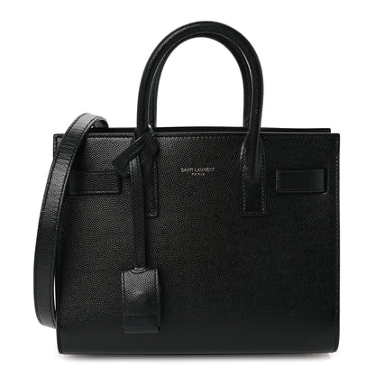 Saint Laurent Grain de Poudre Nano Sac De Jour Black 1 of 10