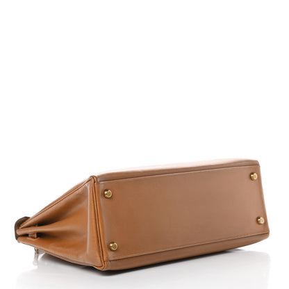 Hermes Courchevel Kelly Retourne 32 Gold 4 of 16