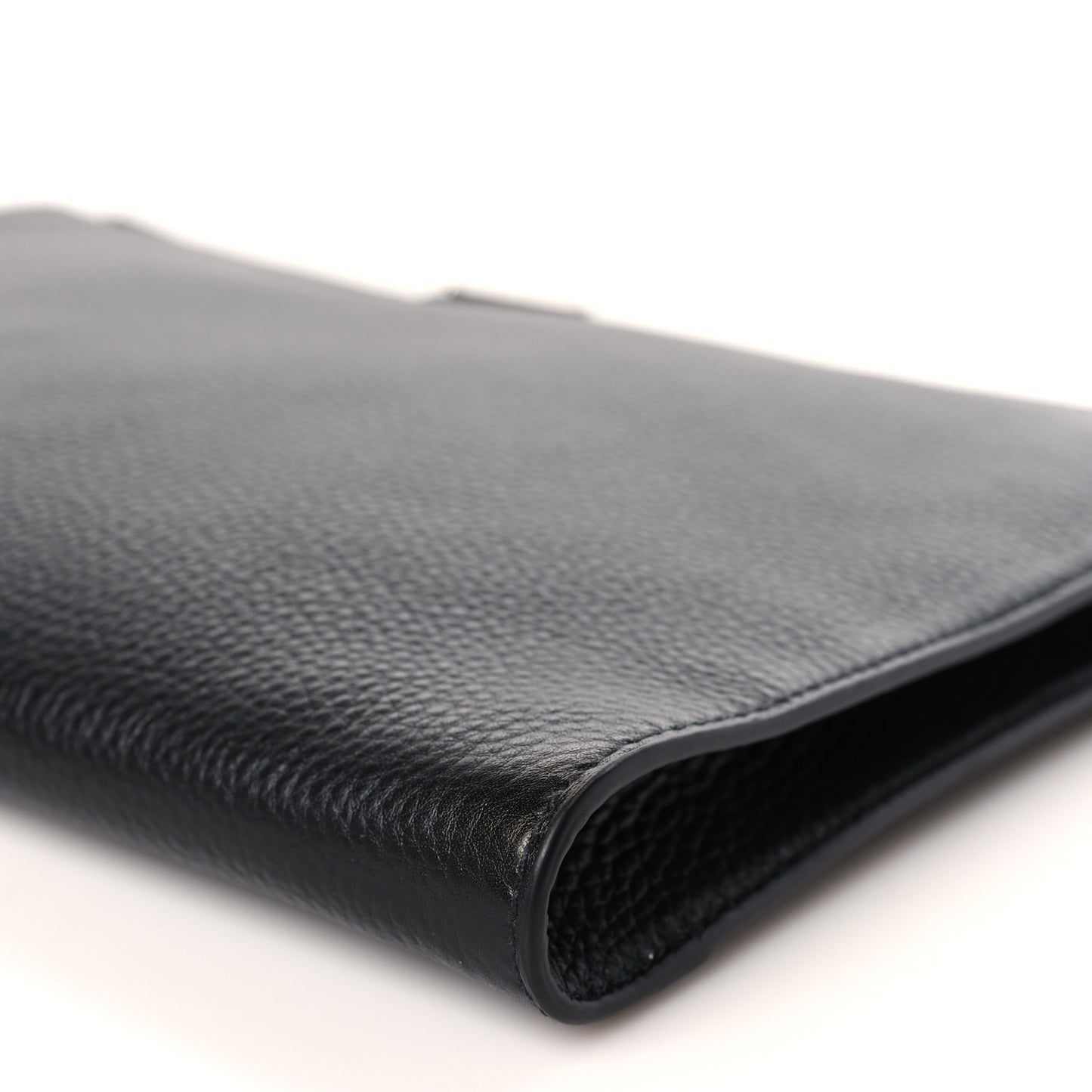 Vitello City Zip Clutch Black