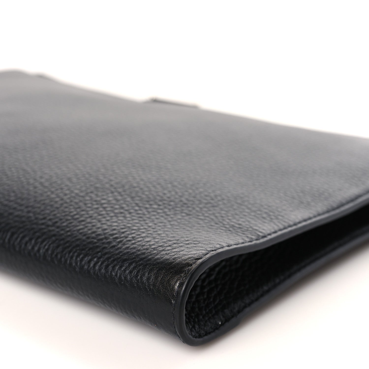 Prada Vitello City Zip Clutch Black 8 of 8