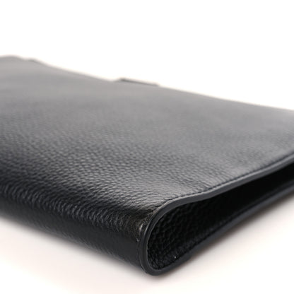Prada Vitello City Zip Clutch Black 8 of 8