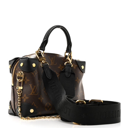 Louis Vuitton Monogram Petite Malle Souple Black 3 of 9