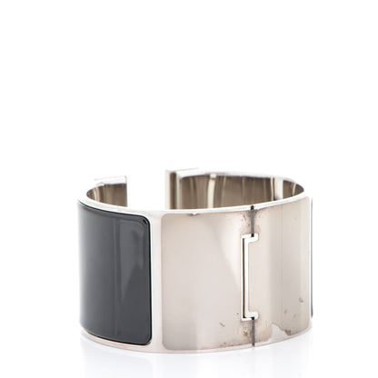 Hermes Enamel Extra Wide Clic Clac H Bracelet PM Black 3 of 5