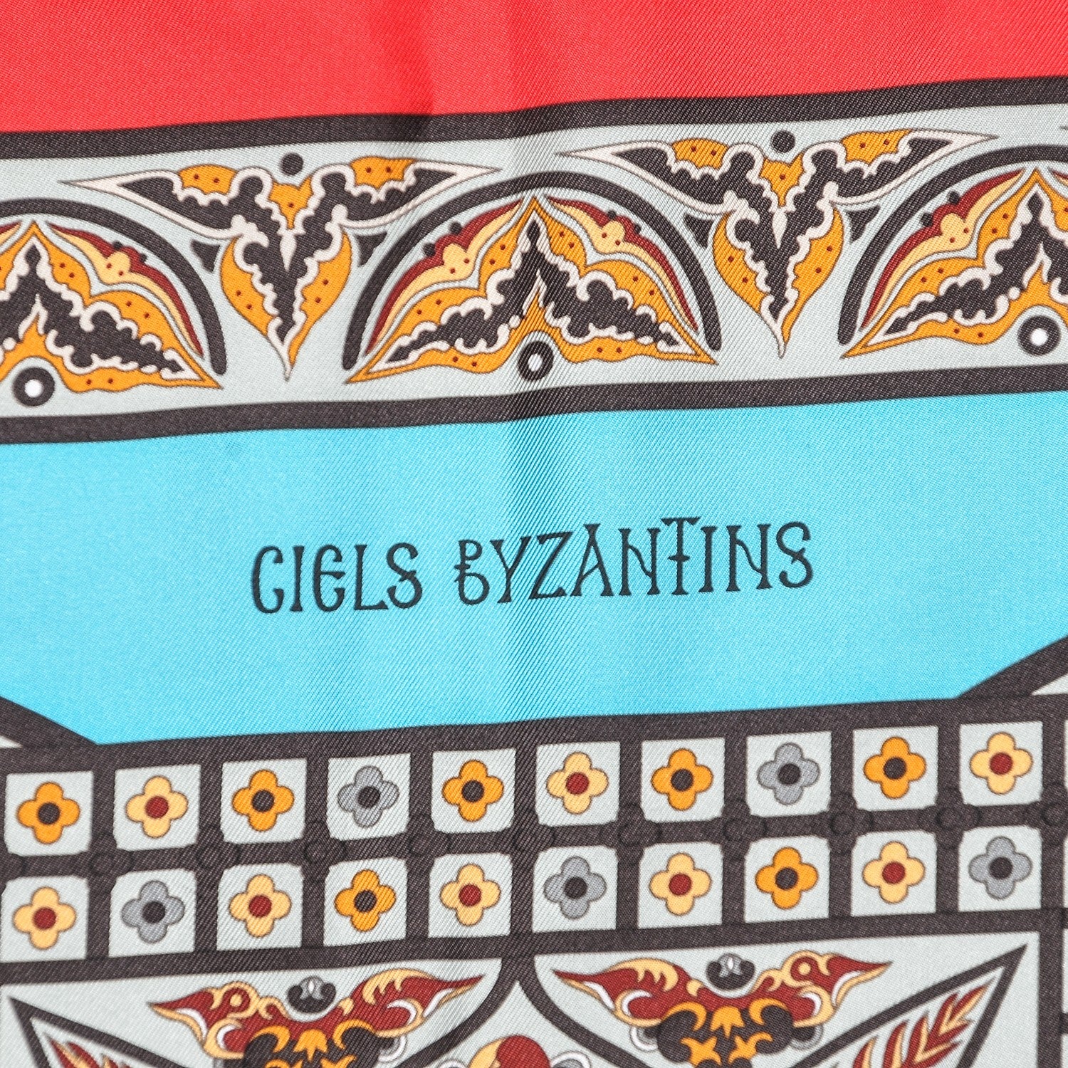 Hermes Silk Ciels Byzantins Scarf 90 3 of 9