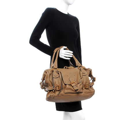 Chloe Calfskin Paddington Front Pocket Tote Tan 2 of 10