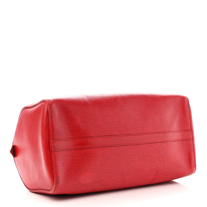 Louis Vuitton Epi Speedy 35 Castillan Red 4 of 21