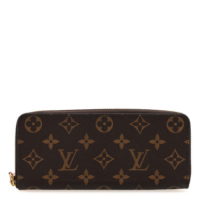 Louis Vuitton Monogram Clemence Wallet Rose Ballerine 1 of 6