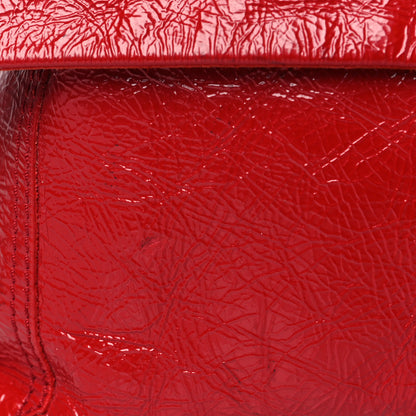 Fendi Vitello Naplak Large Convertible Baguette Rosso 10 of 14