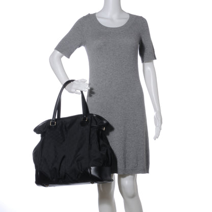 Gucci Nylon Monogram Full Moon Tote Black 2 of 8