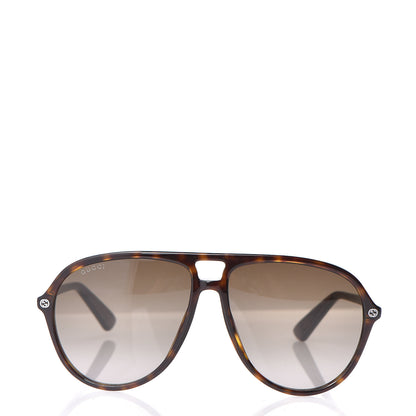 Gucci Aviator Sunglasses GG0119S/S Tortoise 2 of 8