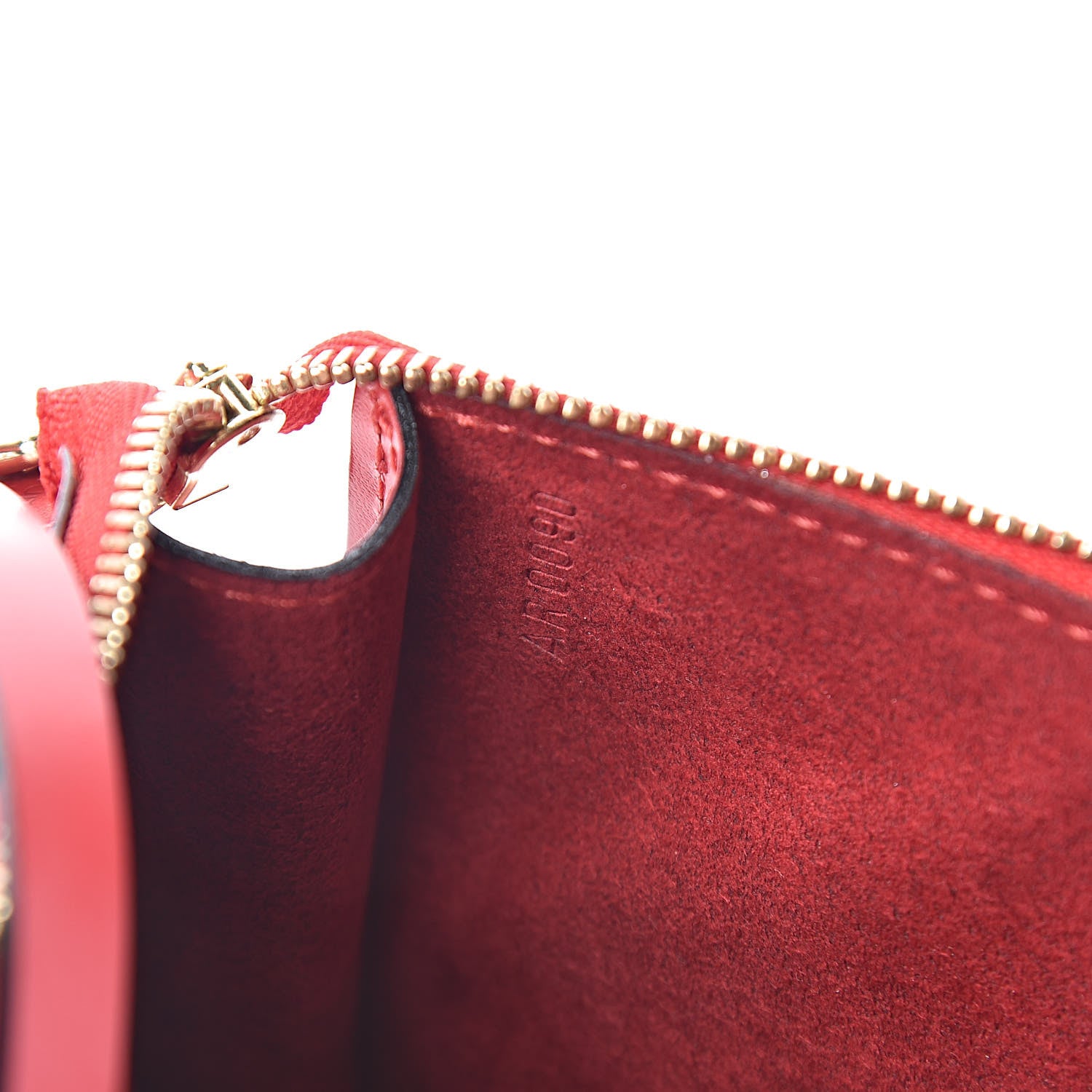 Louis Vuitton Epi Pochette Accessories 21 Castillan Red 7 of 10