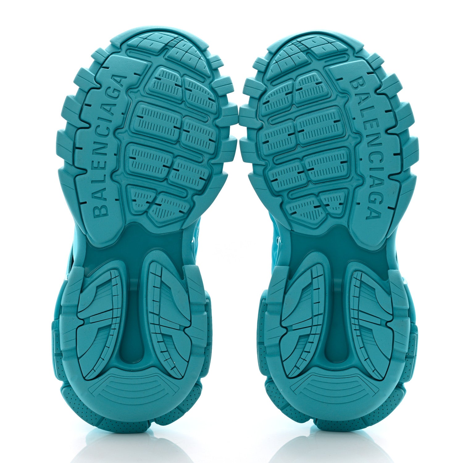Balenciaga Mesh Nylon Womens Track Sneakers 39 Full Turquoise 5 of 8